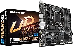 616trgEcZ7L.__AC_SX300_SY300_QL70_FMwebp_ GIGABYTE B660M DS3H DDR4 Intel 12th/13th/14th Gen - M ATX Motherboard