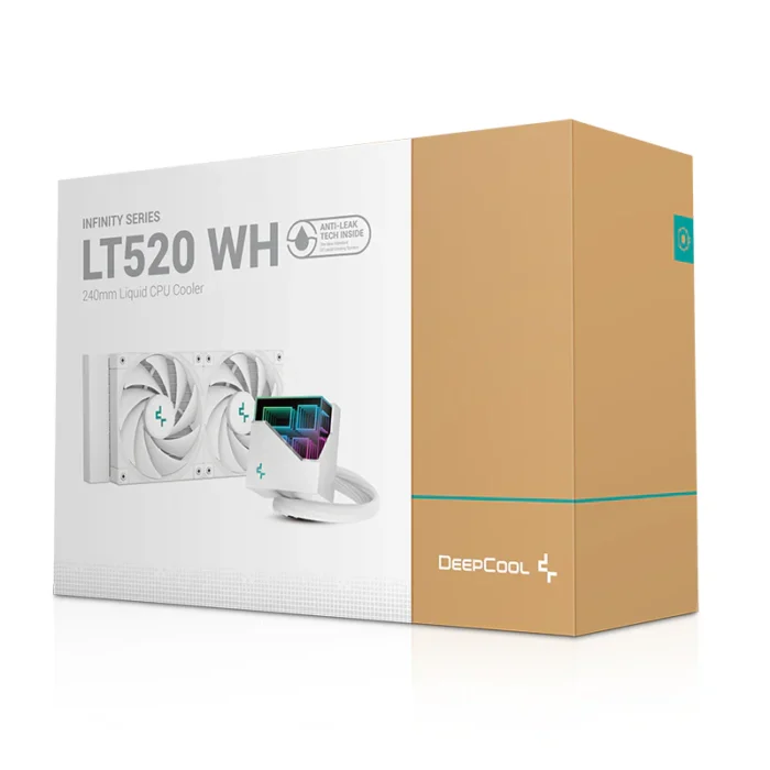 DeepCool-LT520-AIO-Liquid-CPU-Cooler–WH-price-in-pakistan-leo-computer DeepCool LT520 AIO Liquid CPU Cooler – WH