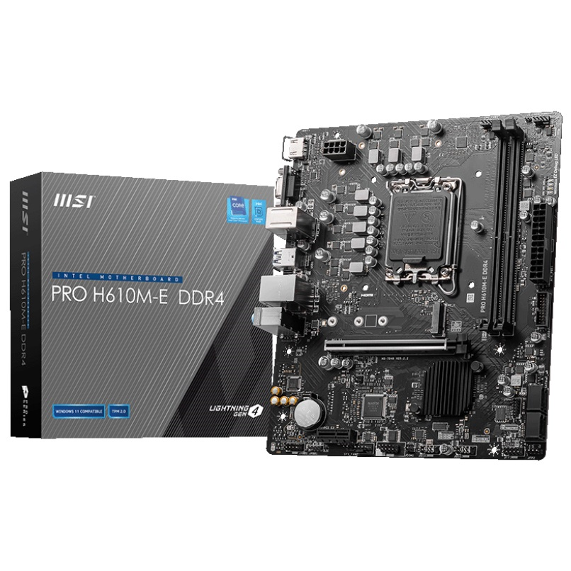 MSI-PRO-H610M-E-D5-Intel-M-ATX-Motherboard-price-in-pakistan-leo-computer MSI PRO H610M-E DDR5 Intel 12th/13th/14th Gen - M ATX Motherboard