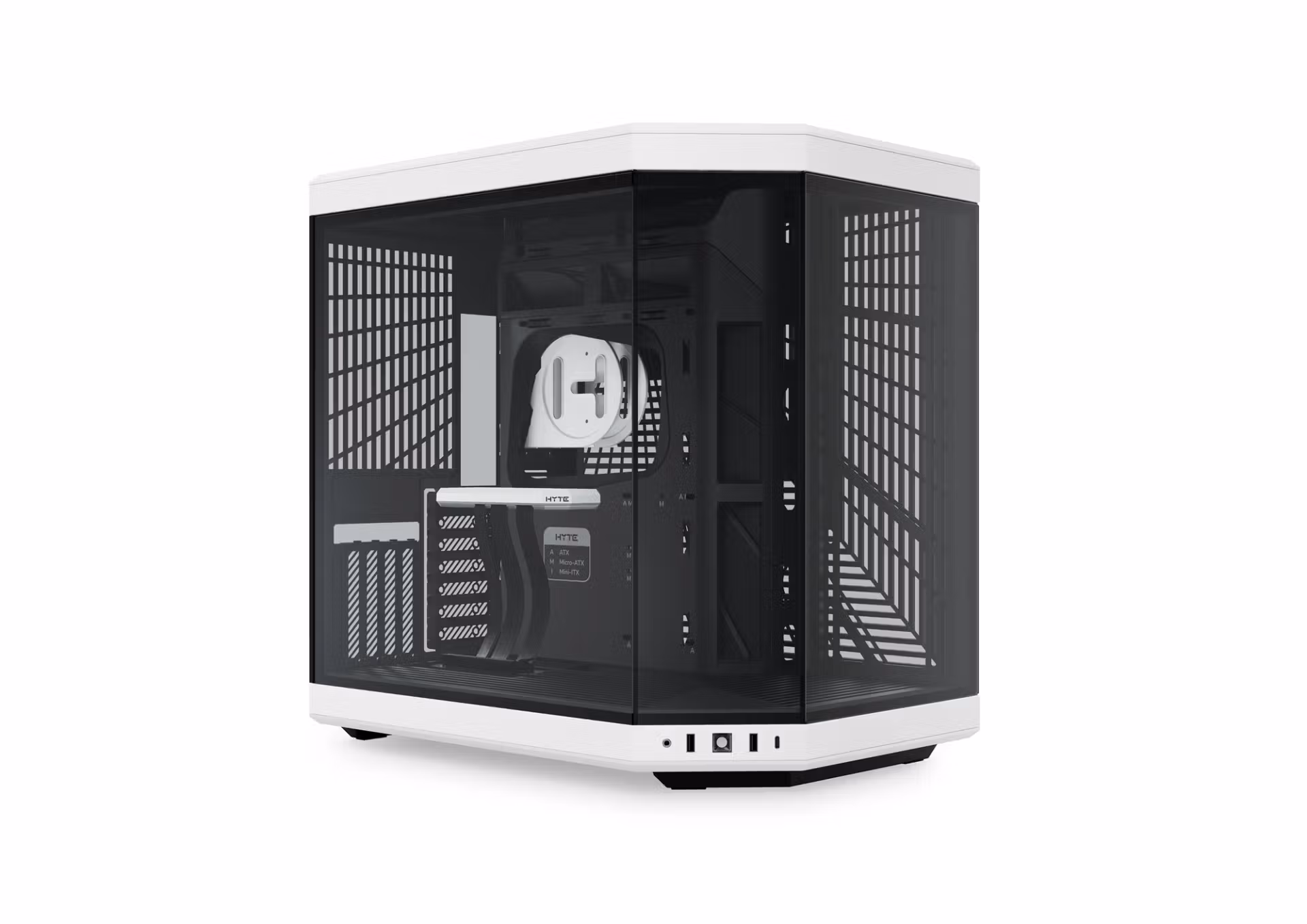 hyte y70 leo HYTE Y70 Panda Mid-Tower ATX Case – BK & WH