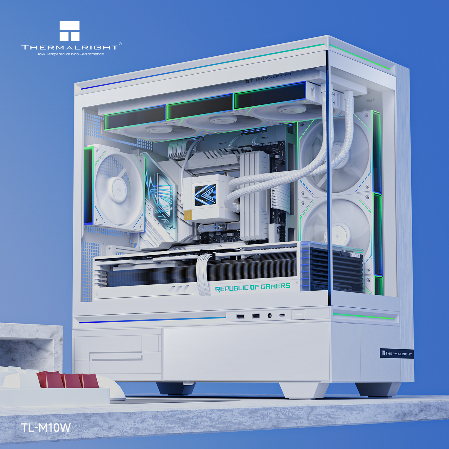 Thermalright TL-M10 Mid-Tower M-ATX Case – Wh