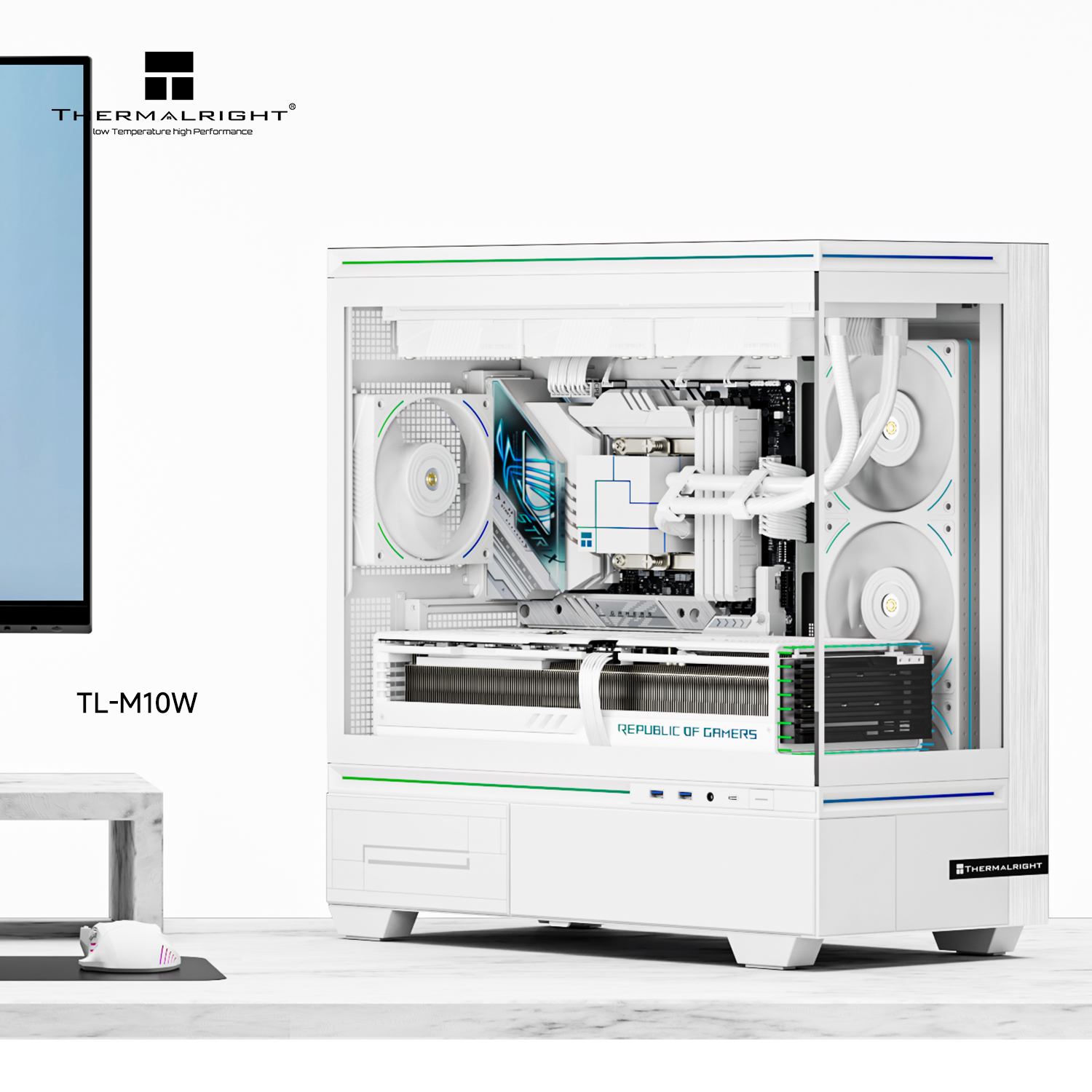 Thermalright TL-M10 Mid-Tower M-ATX Case – Wh