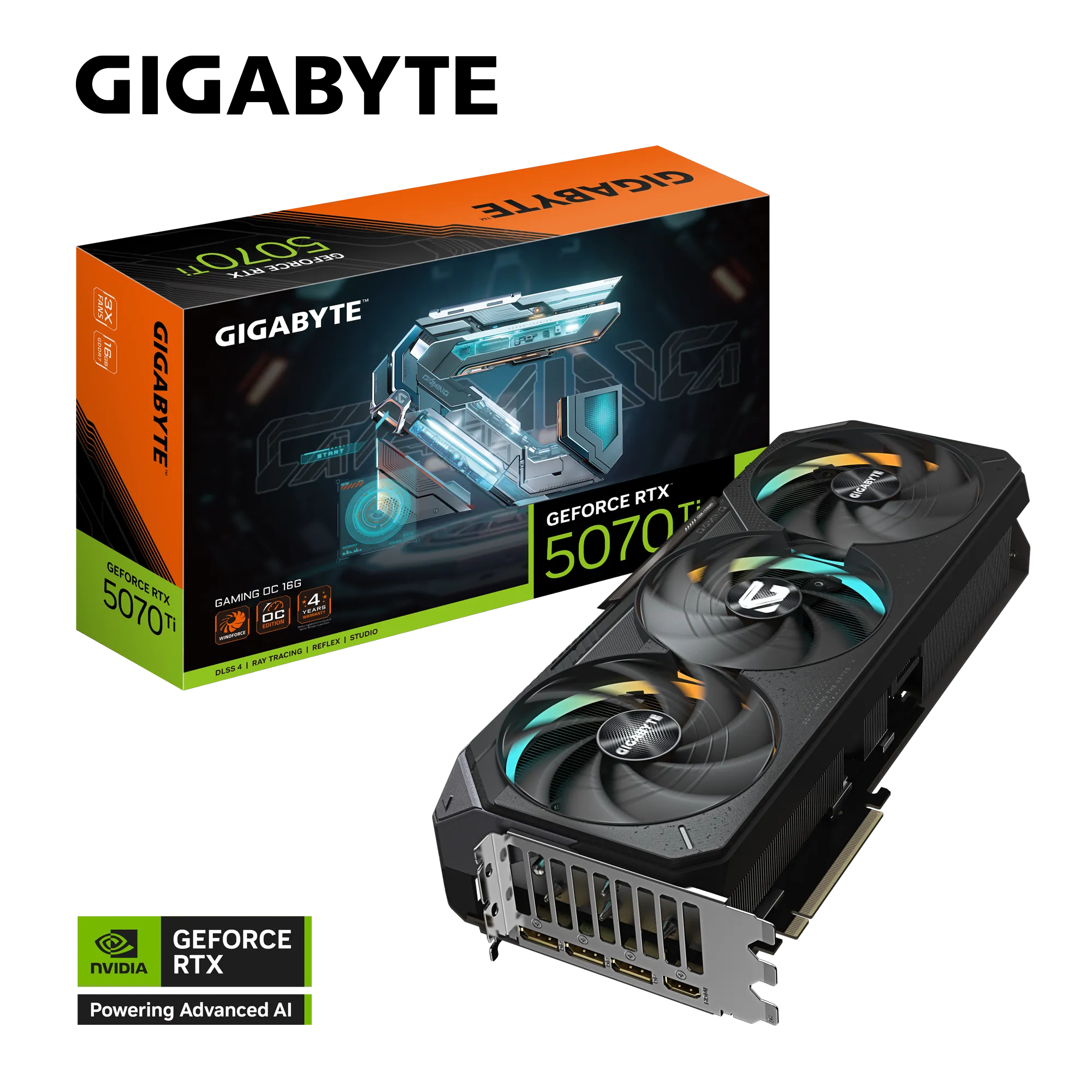 Gigabyte GeForce RTX™ 5070 TI Gaming OC 16GB GDDR7
